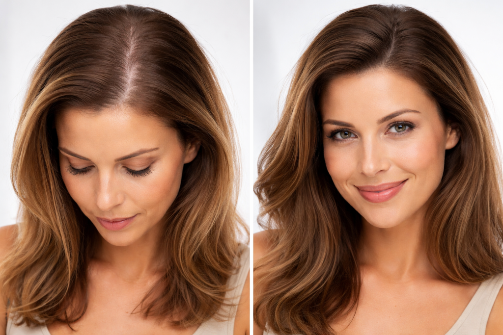 Kadınlarda Saç Ekimi Öncesi Sonrası