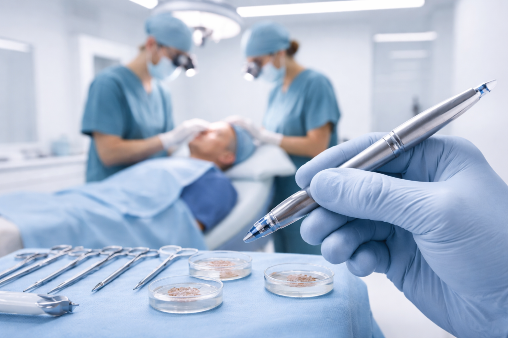 Safir Tekniği Saç Ekimi